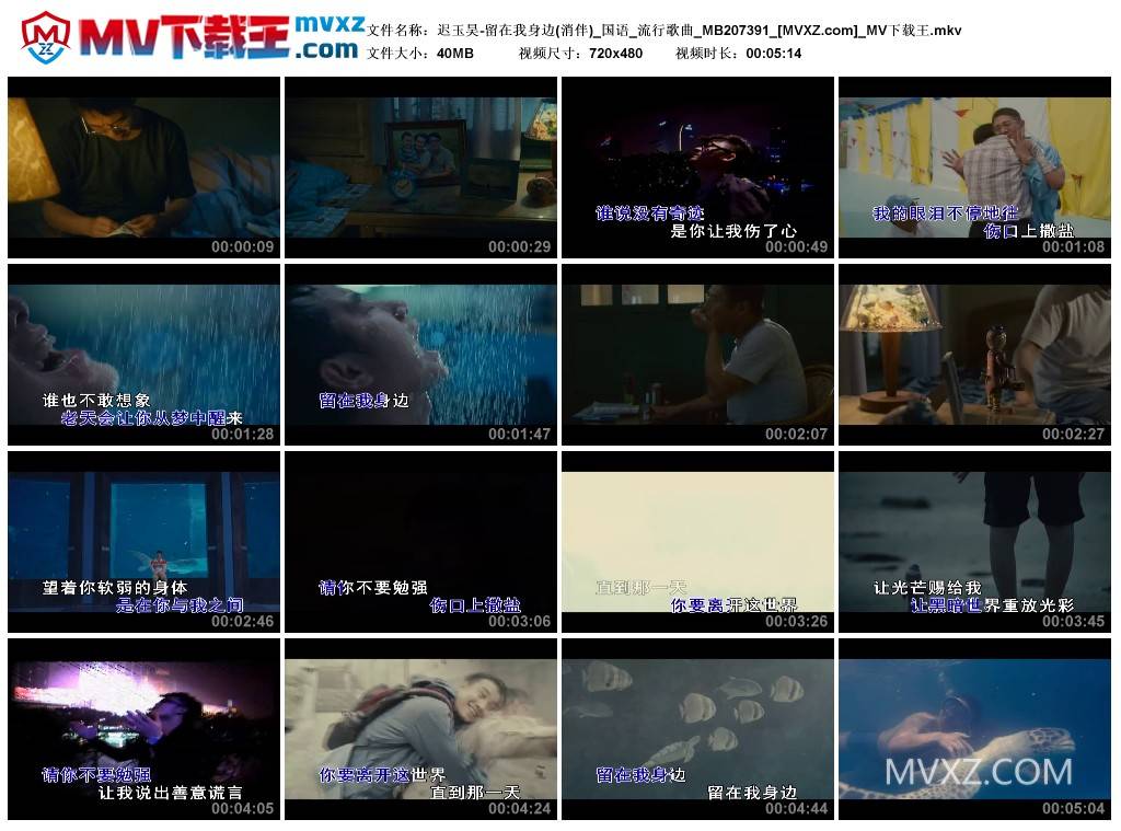 迟玉昊-留在我身边(消伴)_国语_流行歌曲_MB207391